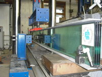 Geklebter Stahl-Glas Träger mit Länge 10m (Forschung)